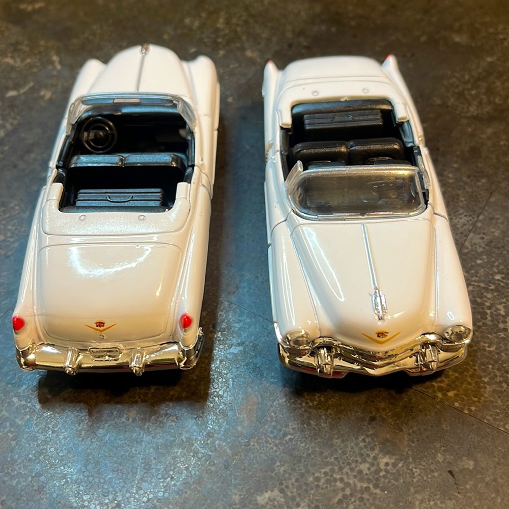 (2) 1953 Beautiful 😻 Cadillac Eldorado Convertible Open Top, White 🤍🤍🤍🤍🤍